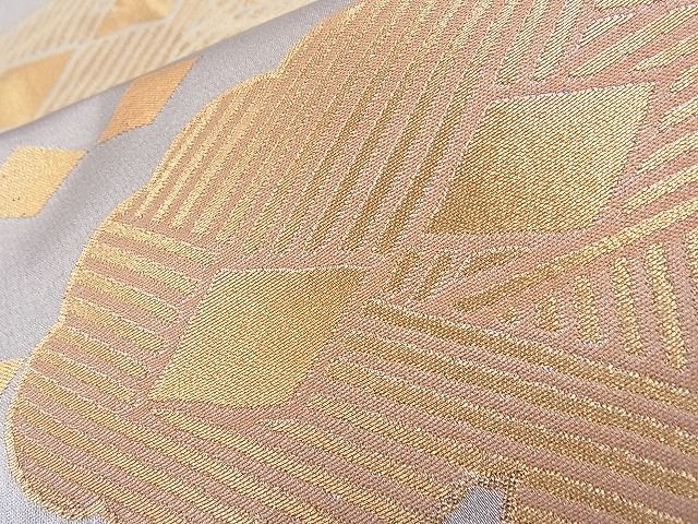 平和屋着物◎六通柄袋帯 蒔絵雲取り文 金糸 逸品 BAAG7303ph