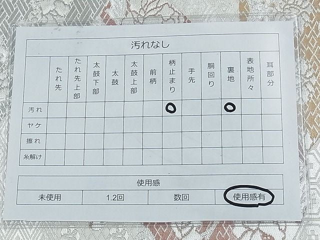 平和屋着物◎六通柄袋帯 有職名物裂 銀糸 逸品 BAAG7338ph