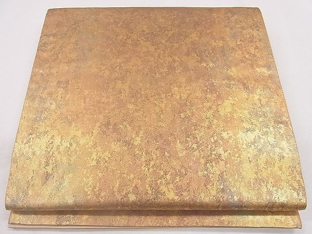 平和屋着物◎六通柄袋帯 霞文 金彩 引箔 逸品 CAAF4356ou