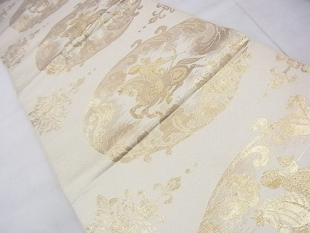 平和屋着物◎六通柄袋帯 狩猟文様 金糸 逸品 BAAH1232wk