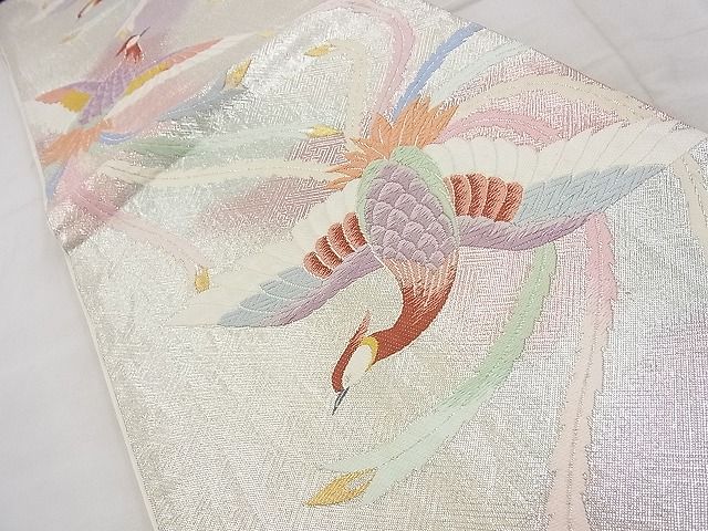平和屋着物◎六通柄袋帯 唐織 鳳凰 金銀糸 逸品 BAAH1280wk