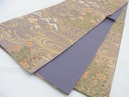 平和屋着物◎六通柄袋帯 唐織 天平の香 金糸 逸品 BAAG6495xa