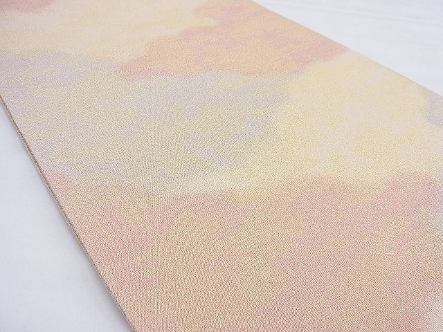 平和屋着物◎全通柄袋帯 砂子綴れ 雲重ね 金糸 逸品 BAAG6568xa