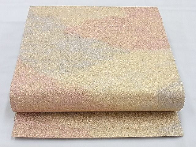 平和屋着物◎全通柄袋帯 砂子綴れ 雲重ね 金糸 逸品 BAAG6568xa