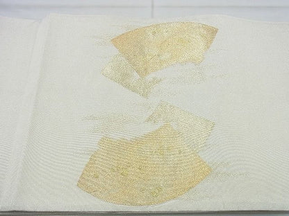 平和屋着物◎太鼓柄袋帯 綴れ ワンポイント 名直象紋 金糸 逸品 BAAG5946jm
