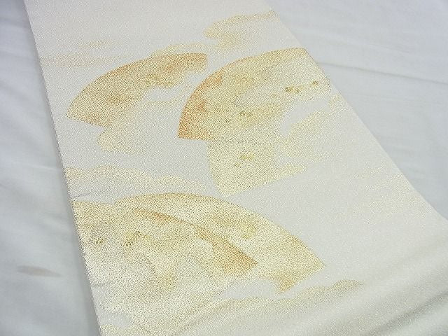 平和屋着物◎太鼓柄袋帯 綴れ ワンポイント 名直象紋 金糸 逸品 BAAG5946jm