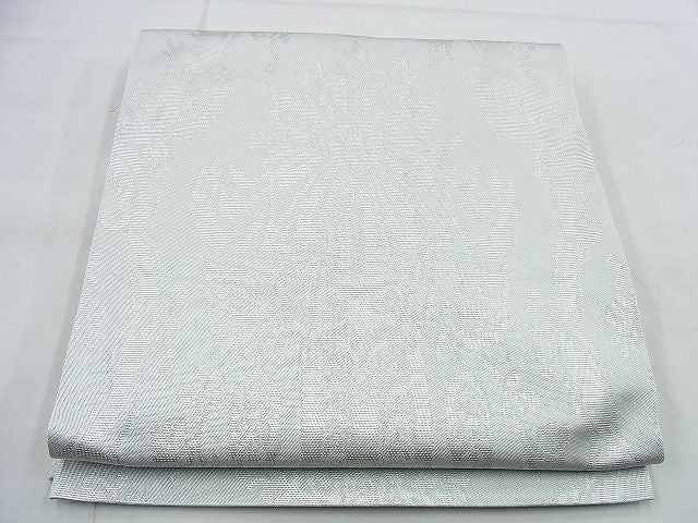 平和屋着物◎六通柄袋帯 更紗文様 銀糸 逸品 BAAG5956jm