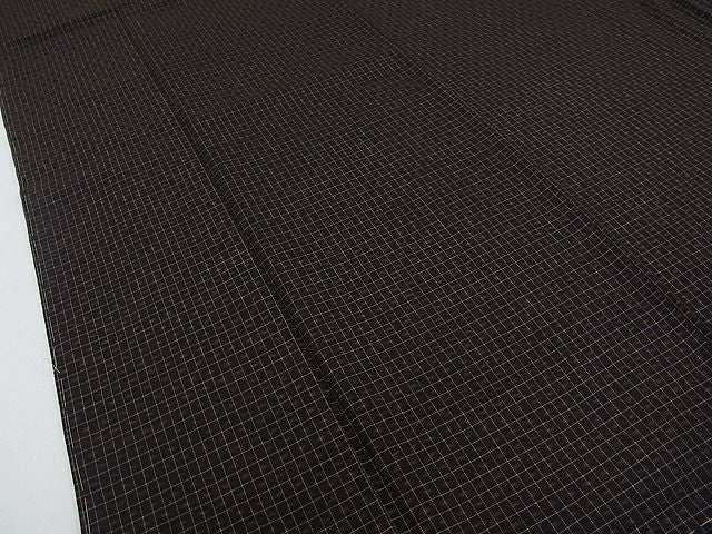 平和屋本店■極上　国指定重要無形文化財　本場久米島紬　山川文子作　手織　証紙付き　逸品　未使用　CZAA0630s4