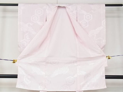 平和屋本店■極上　京加賀友禅　百貫石峰　七五三　子供　女の子　3歳　祝着・襦袢セット　逸品　未使用　CZAA0637s4