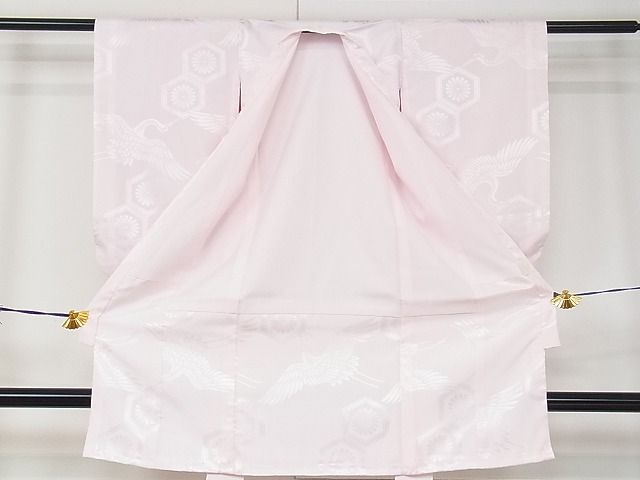 平和屋本店■極上　京加賀友禅　百貫石峰　七五三　子供　女の子　3歳　祝着・襦袢セット　逸品　未使用　CZAA0637s4
