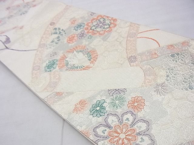 平和屋着物◎本箔佐賀錦 六通柄袋帯 献上巻文 金糸 逸品 BAAG4519th