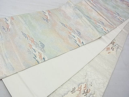 平和屋着物◎太鼓柄袋帯 唐織 浜松 金銀糸 逸品 BAAG4560th