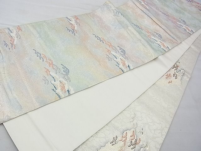 平和屋着物◎太鼓柄袋帯 唐織 浜松 金銀糸 逸品 BAAG4560th