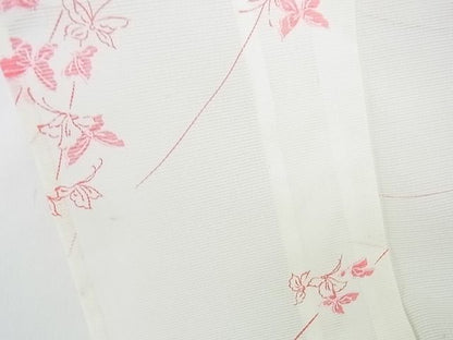 平和屋着物■夏物　小紋　絽　舞蝶文　洗える着物　DAAF7513op