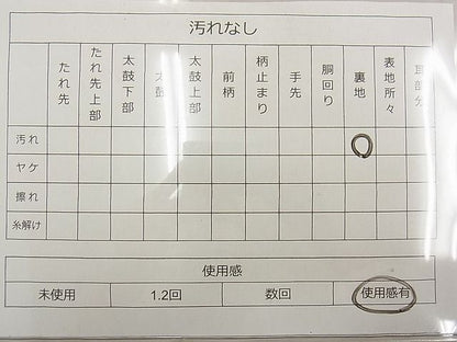 平和屋着物◎六通柄袋帯 唐織 短冊琳派飛鶴花文 金糸 逸品 BAAH1125ns