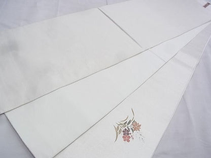 平和屋着物◎太鼓柄袋帯 秋草文 金銀彩 逸品 BAAH1129ns