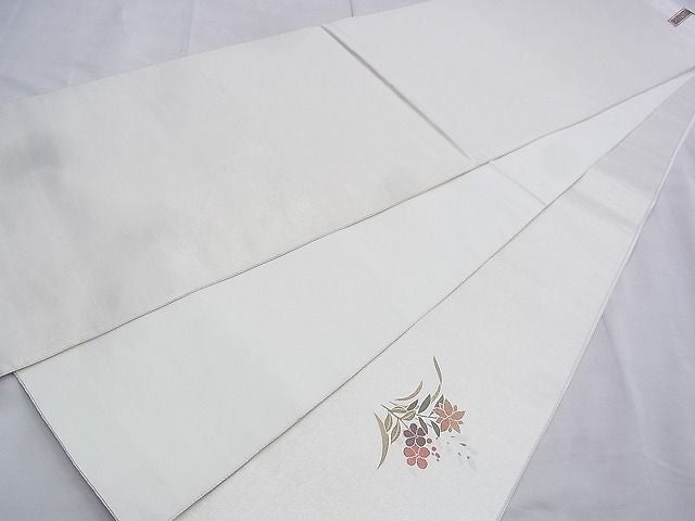 平和屋着物◎太鼓柄袋帯 秋草文 金銀彩 逸品 BAAH1129ns