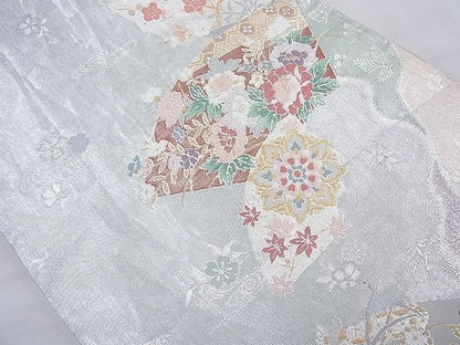 平和屋着物◎佐賀錦 六通柄袋帯 唐織 夢がたり 金銀糸 逸品 BAAG6863cm