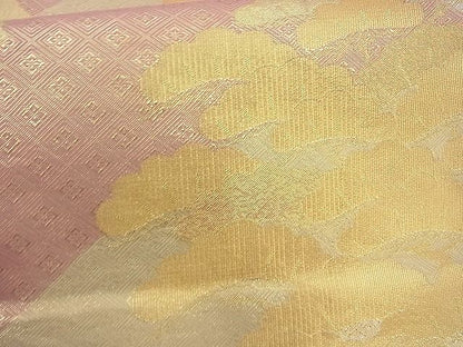 平和屋着物◎佐賀錦 六通柄袋帯 松 金糸 逸品 BAAH2249cm