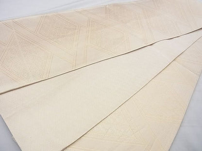 平和屋着物◎佐賀錦 六通柄袋帯 色紙重ね 金糸 逸品 BAAH2359cm