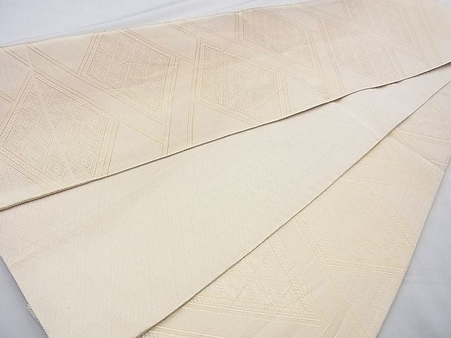 平和屋着物◎佐賀錦 六通柄袋帯 色紙重ね 金糸 逸品 BAAH2359cm