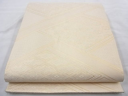 平和屋着物◎佐賀錦 六通柄袋帯 色紙重ね 金糸 逸品 BAAH2359cm