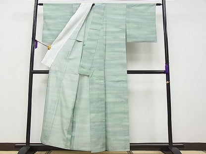 期間限定セール30％off■極上夏物 石川県指定無形文化財 夏牛首紬 角印 白山工房 手織 作家物 上代28万 さが美扱い 証紙付CYAA0406s4