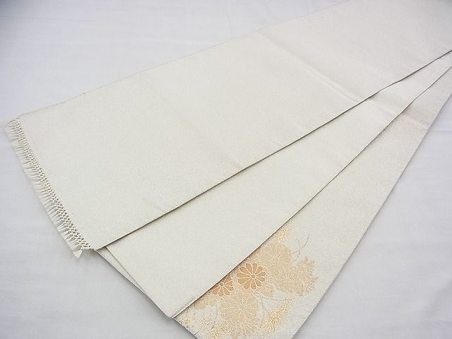 平和屋着物◎太鼓柄袋帯 綴れ 流水秋草文 金銀糸 逸品 BAAH5820fk