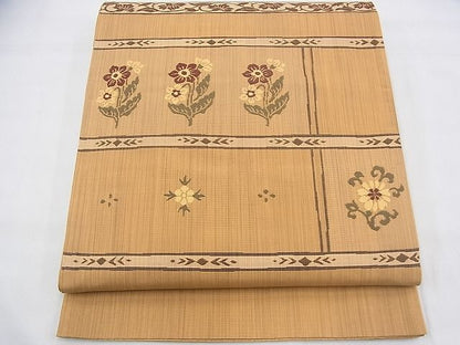 平和屋着物◎六通柄袋帯 立竜 横段花唐草文 逸品 BAAH5885fk