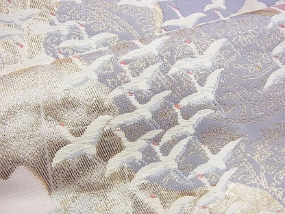 平和屋着物◎六通柄袋帯 唐織 洛西春秋抄 金糸 逸品 BAAG8598fk