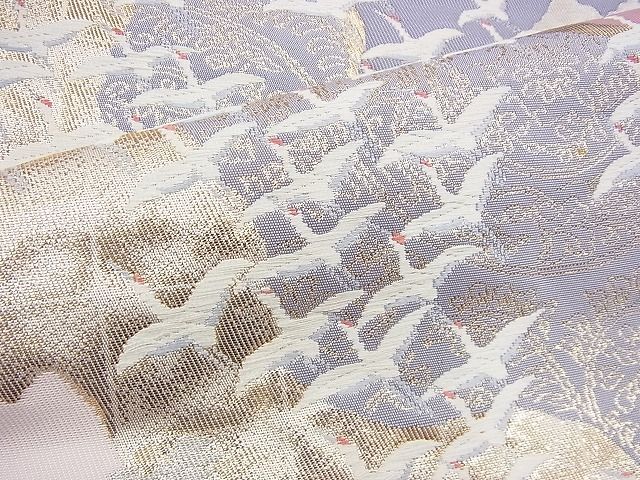 平和屋着物◎六通柄袋帯 唐織 洛西春秋抄 金糸 逸品 BAAG8598fk