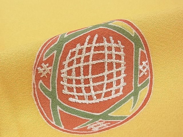 平和屋本店●極上 染刺工芸 大羊居 東京友禅 訪問着 刺繍 毬 金銀糸 逸品 CZAA0644s4