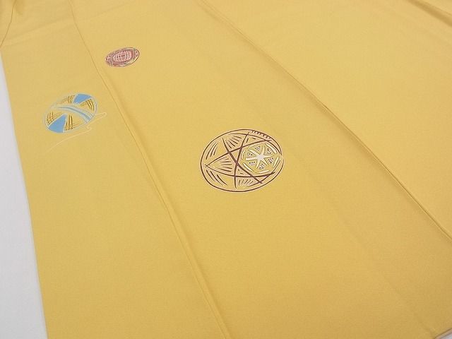 平和屋本店●極上 染刺工芸 大羊居 東京友禅 訪問着 刺繍 毬 金銀糸 逸品 CZAA0644s4