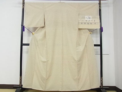 平和屋本店■極上　綿薩摩　東郷織物謹製　手織　實篤　永江明夫　本さつま　証紙付き　木綿　逸品　CZAA0670s4