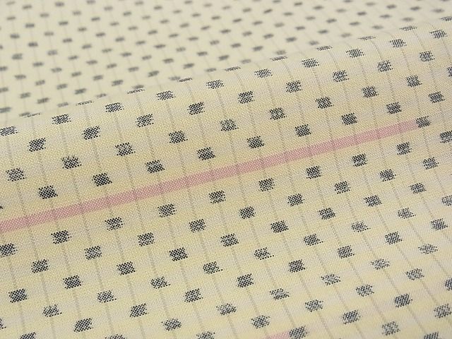 平和屋本店■極上　綿薩摩　東郷織物謹製　手織　實篤　永江明夫　本さつま　証紙付き　木綿　逸品　CZAA0670s4