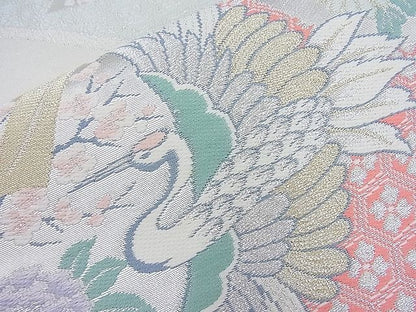 平和屋着物◎六通柄袋帯 唐織 雪月花 金銀糸 逸品 BAAH4169ea
