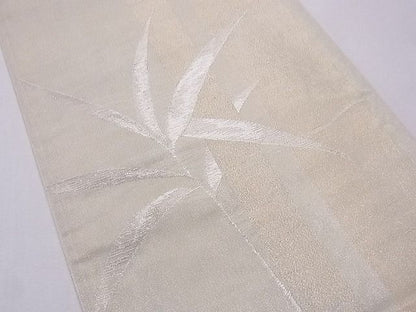 平和屋着物■夏物 六通柄袋帯 笹文 金糸 逸品 CAAF8492th