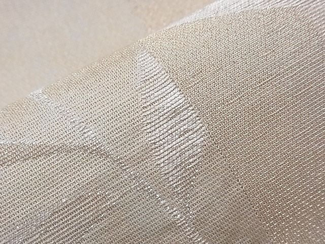 平和屋着物■夏物 六通柄袋帯 笹文 金糸 逸品 CAAF8492th