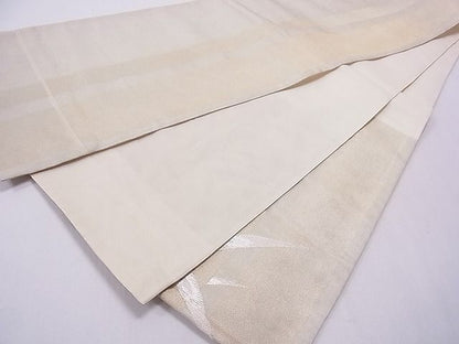 平和屋着物■夏物 六通柄袋帯 笹文 金糸 逸品 CAAF8492th
