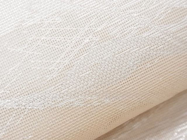 平和屋着物■夏物 六通柄 本袋帯 桔梗文 銀糸 逸品 CAAF8517th
