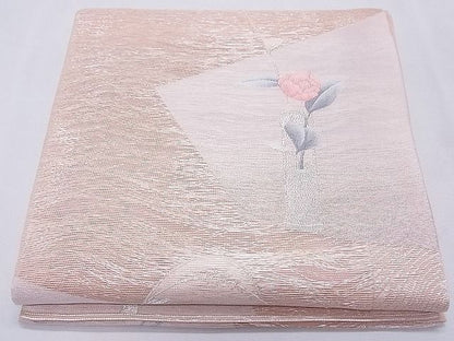 平和屋着物■夏物 六通柄袋帯 花籠文 銀糸 逸品 CAAF8507th