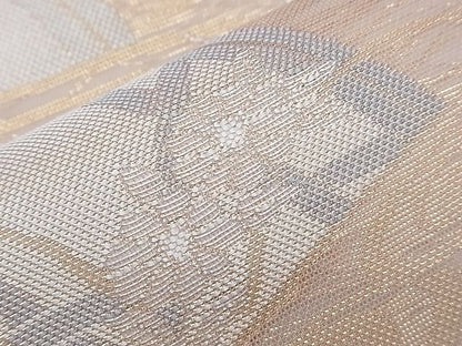 平和屋着物■夏物 六通柄袋帯 流水籬秋草文 金銀糸 逸品 CAAF8526th