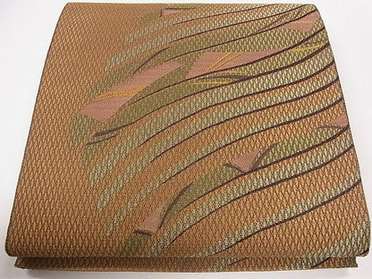 平和屋着物◎六通柄袋帯 吉祥文 銀糸 逸品 CAAG1860eg