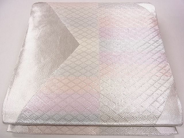平和屋着物◎佐賀錦　六通柄袋帯　吉祥文　銀糸　やまと誂製　逸品　CAAG1871eg