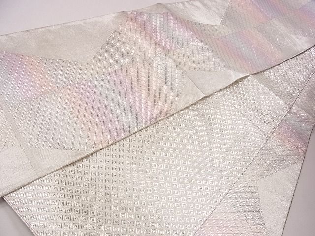 平和屋着物◎佐賀錦　六通柄袋帯　吉祥文　銀糸　やまと誂製　逸品　CAAG1871eg