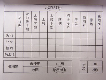平和屋着物◎六通柄袋帯 吉祥文 銀糸 逸品 CAAG1860eg