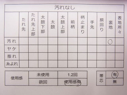 平和屋着物◎六通柄袋帯　立波鳳凰花文　金糸　逸品　CAAG1929eg