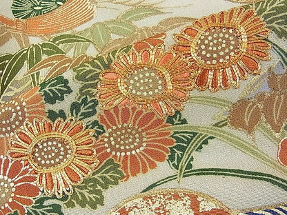 平和屋着物■豪華黒留袖　駒刺繍　雲取り花車文　金彩　逸品　DAAG1090we