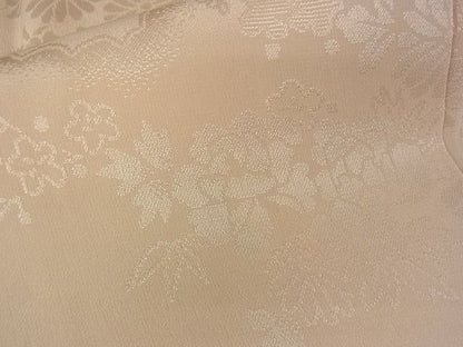 平和屋着物■上質な長襦袢　袷　草花地紋　逸品　DAAG5048jm