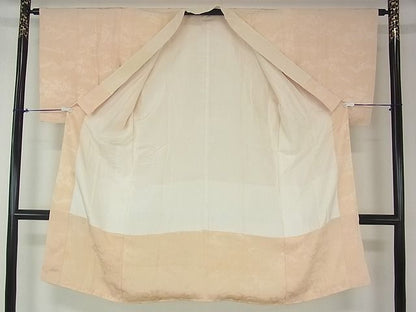 平和屋着物■上質な長襦袢　袷　草花地紋　逸品　DAAG5048jm
